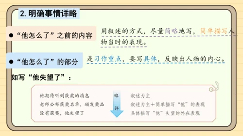 统编版语文五年级下册2024-2025学年度第四单元习作： 他______了（课件）