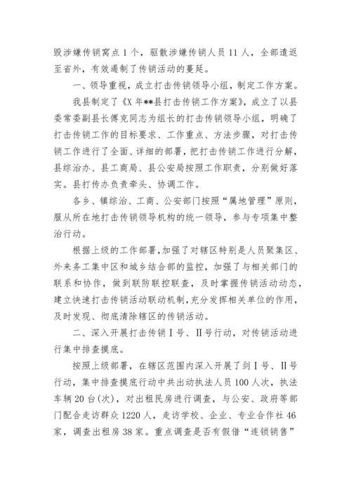 市打击传销工作总结.docx