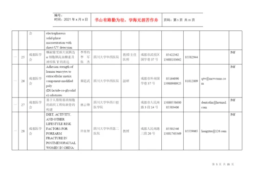 优秀科技论文统计表.docx