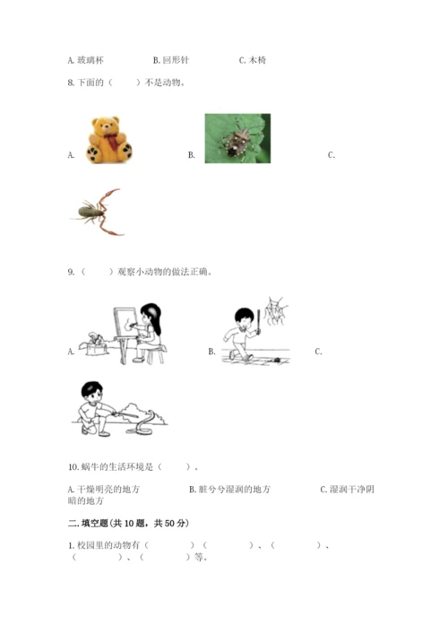 教科版一年级下册科学期末测试卷【b卷】.docx