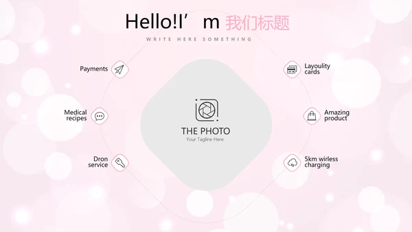 粉色梦幻公司产品介绍宣传通用PPT动态模板