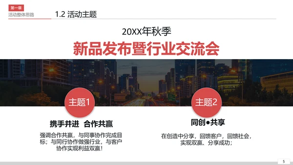 商务活动策划执行方案PPT模板