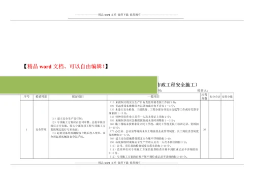 温州市建筑安全文明施工市政工程标准工地验收标准.docx