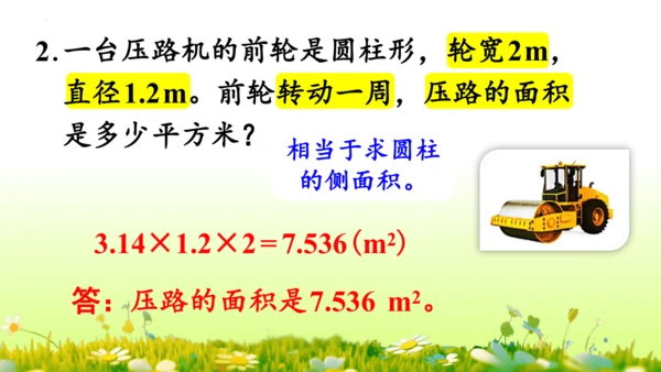 圆柱的表面积（课件）-六年级下册数学人教版(共49张PPT)