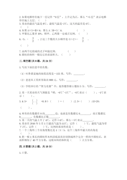 小升初六年级期末试卷（研优卷）.docx