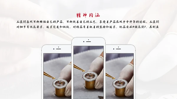 用心专注工匠精神通用PPT模板