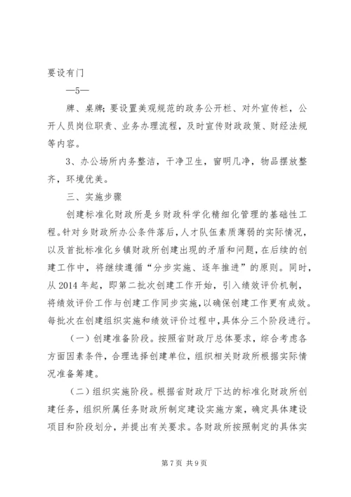 财政所文化建设实施方案 (4).docx