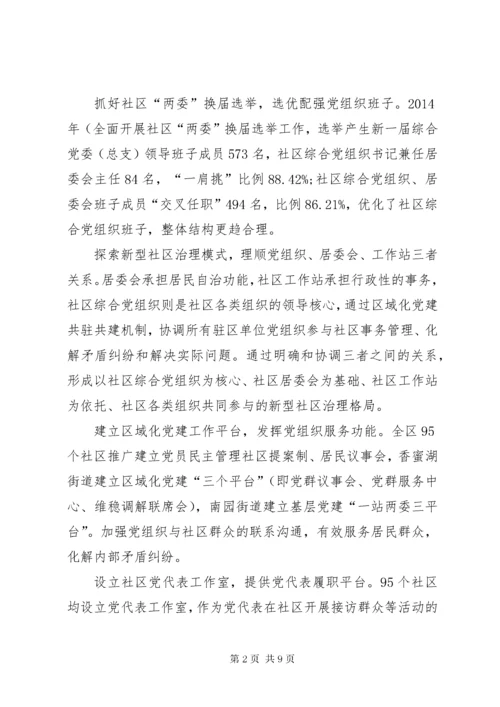 基层党建引领社区治理创新经验材料.docx