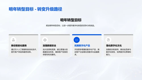 数字化转型述职报告PPT模板