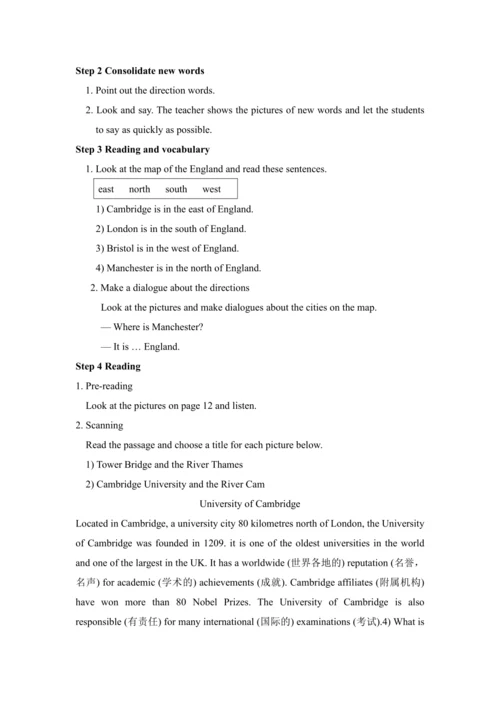 Unit 2 reading