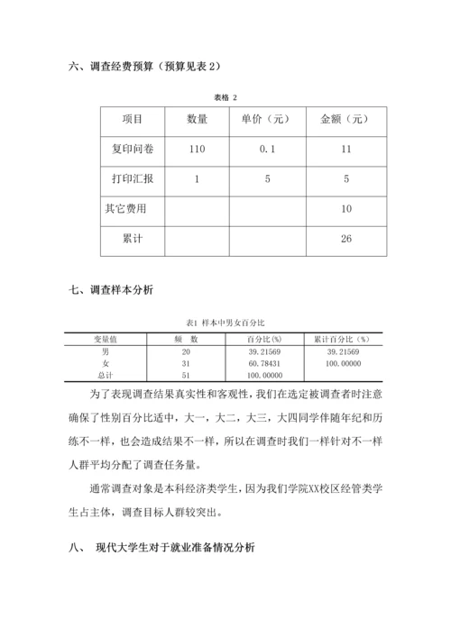 大学生就业意向调查研究报告.docx