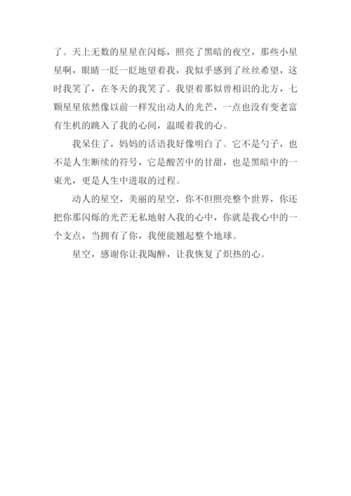 美丽的夜空作文400字.docx