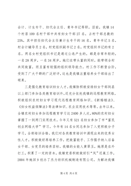 加强基层妇女组织建设　夯实农村妇联工作基础 (3).docx