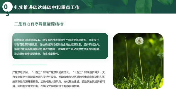 环境保护碳达峰碳中和绿色环保PPT模板