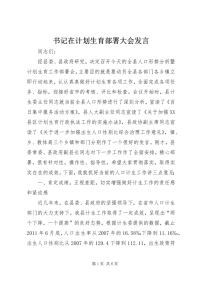 书记在计划生育部署大会讲话.docx