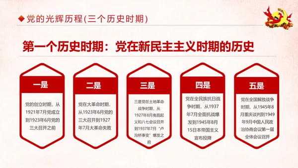 中国共产党建党97周年党史学习PPT模板