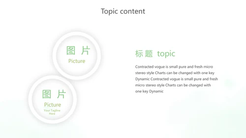 绿色小清新述职报告动态PPT模板