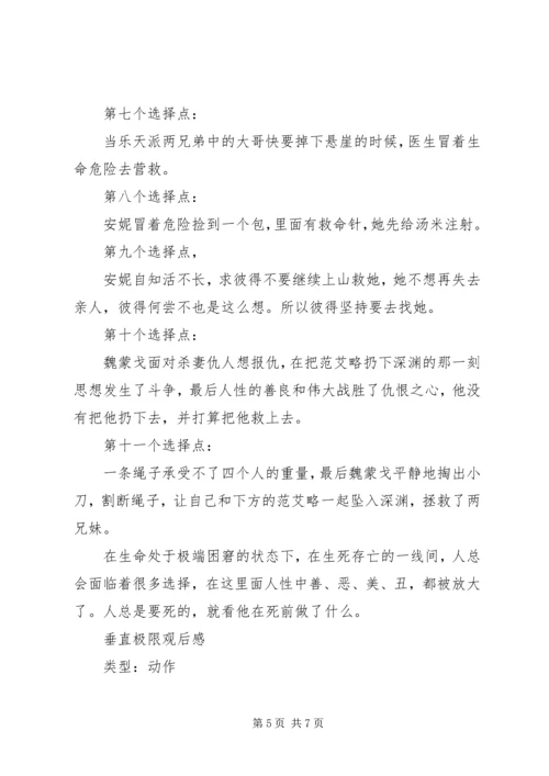 垂直极限观后感 (5).docx