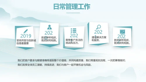 蓝色中国风春天春季旅游电子相册PPT