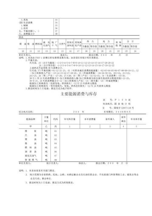 工业企业能源统计报表制度汇编.docx