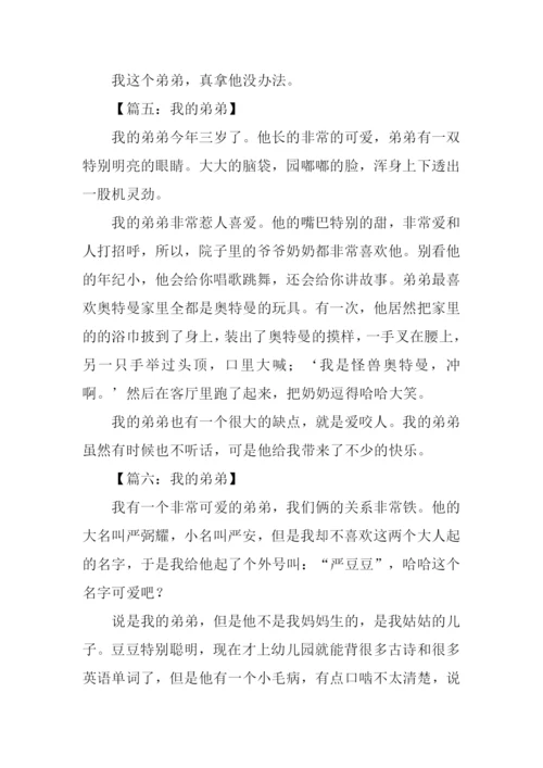我的弟弟作文300字.docx
