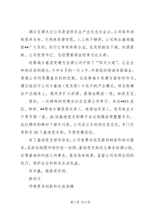 统筹城乡党建心得.docx