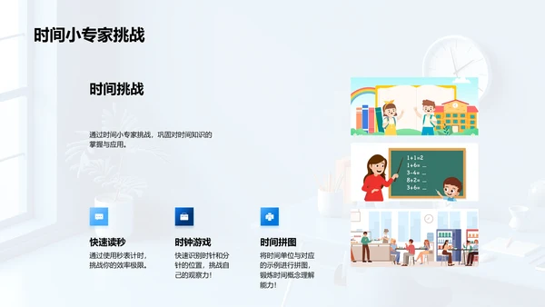 时间知识讲座PPT模板