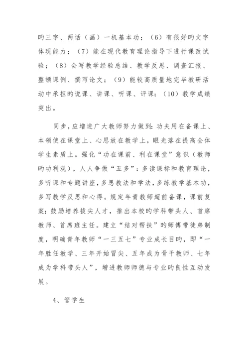 学校规范化管理措施.docx