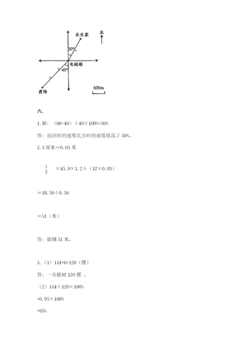 山西省【小升初】2023年小升初数学试卷精品（预热题）.docx