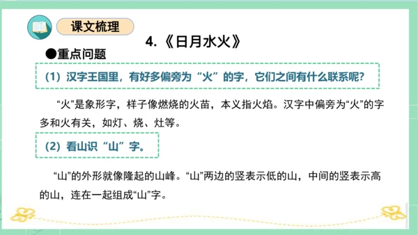 2023-2024学年统编版一年级语文上册第一单元（复习课件）