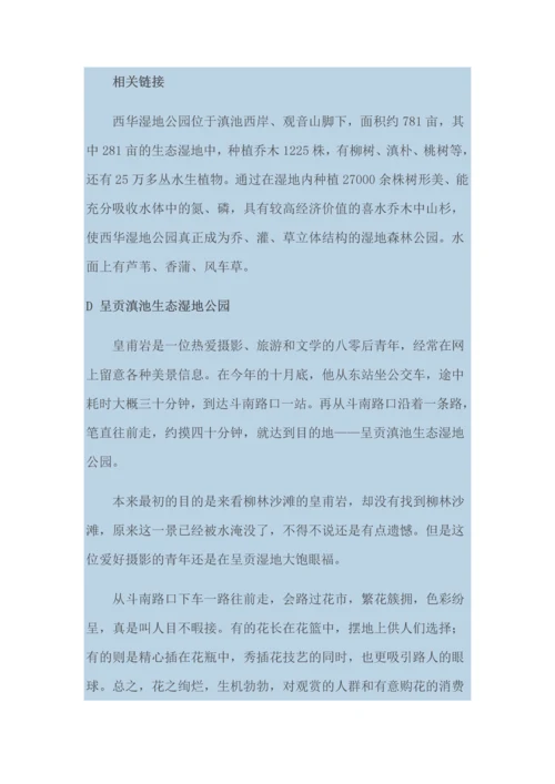 昆明湿地公园.docx