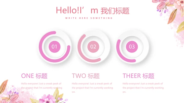 粉色小清新唯美美容护肤宣传动态PPT