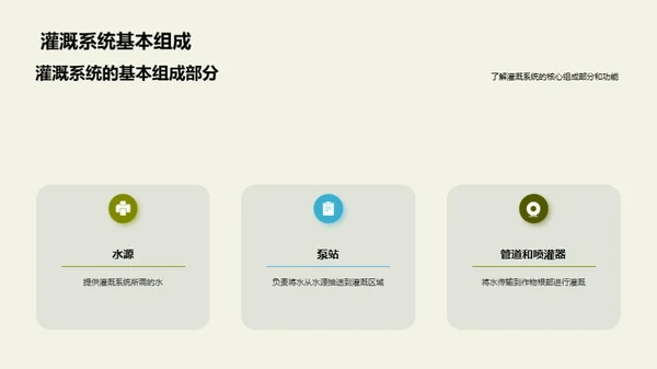 农业灌溉系统全掌握