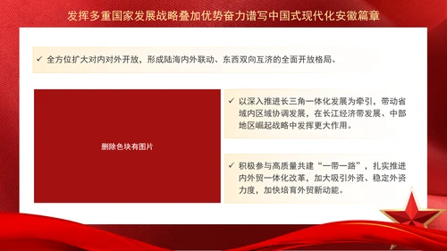 重要领导安徽考察强调发挥多重国家发展战略叠加优势奋力谱写中国式现代化安徽篇章PPT课件