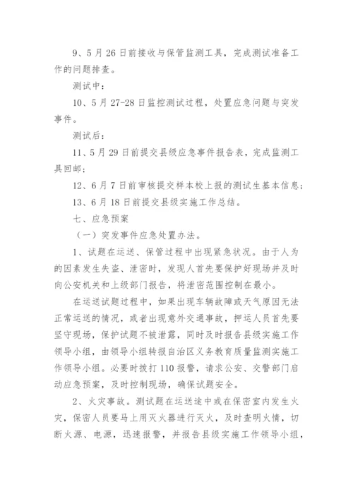 义务教育质量监测学校工作方案.docx