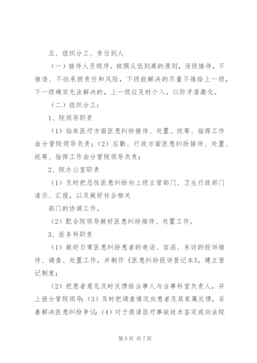 医患纠纷处置应急预案.docx