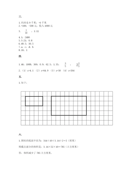 青岛版数学小升初模拟试卷重点.docx