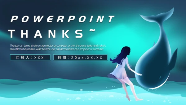 蓝色炫酷卡通世界海洋日讲学课件通用PPT模板