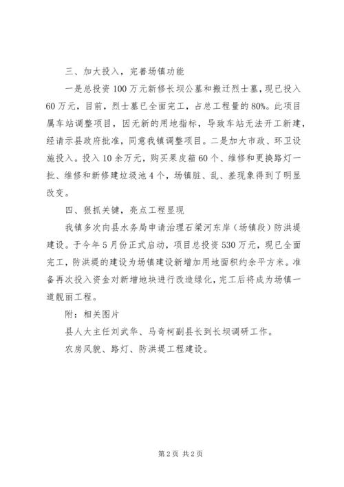 乡镇城建工作汇报材料.docx