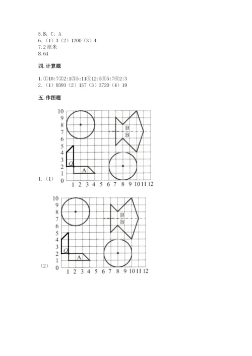 人教版六年级上册数学期末测试卷完美版.docx