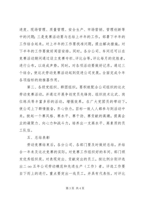 企业劳动竞赛活动方案.docx