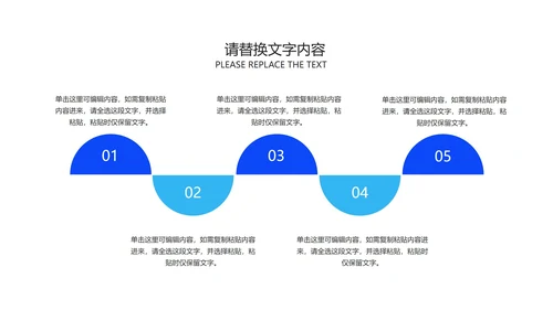 蓝色渐变几何风疫情防控总结PPT模板