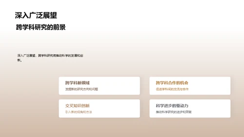 拓展视野：跨学科研究