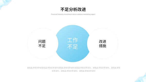 蓝色简约几何抽象年中工作总结工作汇报述职报告ppt模板