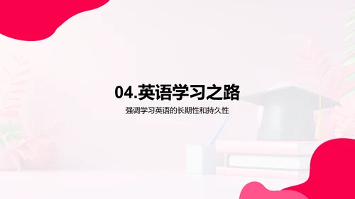 英语学习的有效途径PPT模板