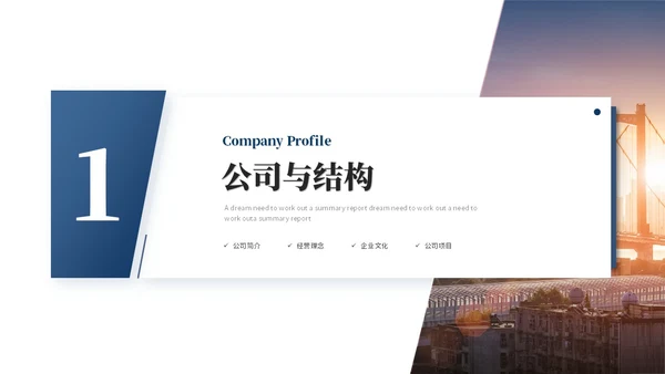 商务励志风公司介绍企业介绍企业宣传产品介绍ppt模板