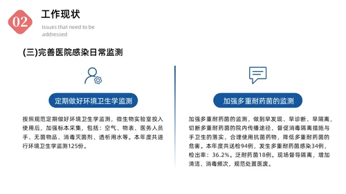 蓝色商务简约风格医院感染管理委员会会议商务通用PPT院感知识培训