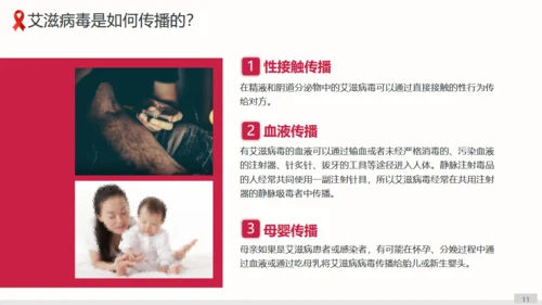 预防艾滋病科普宣讲通用PPT课件
