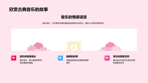 古典音乐欣赏教学PPT模板