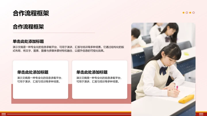 品牌合作流程说明PPT模板